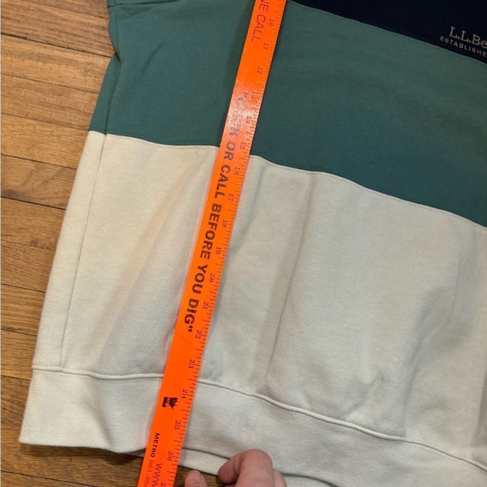 L.L. Bean Colorblock Sweatshirt - Picture 8 of 9